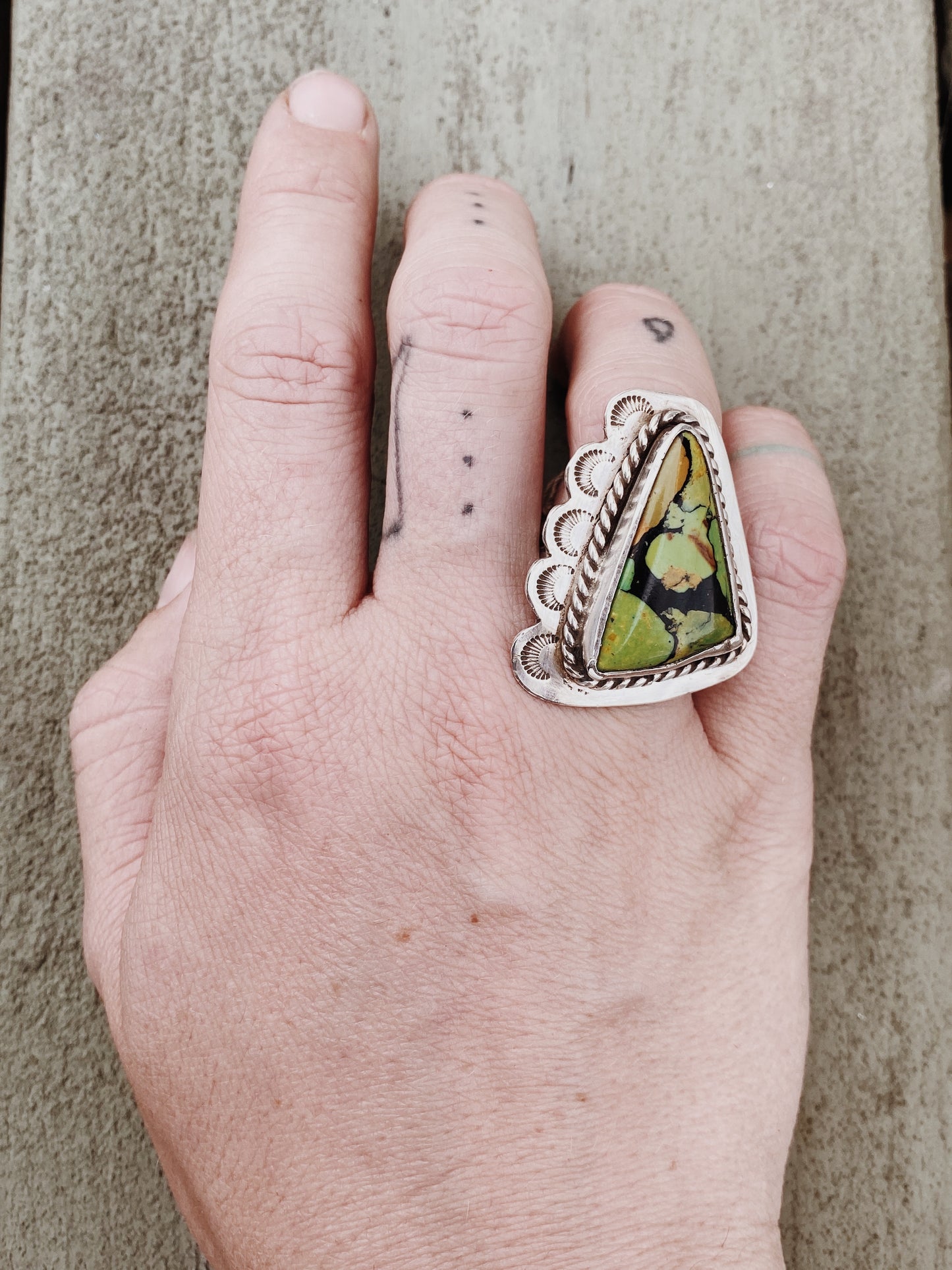 Mojave Turquoise Sun Ring
