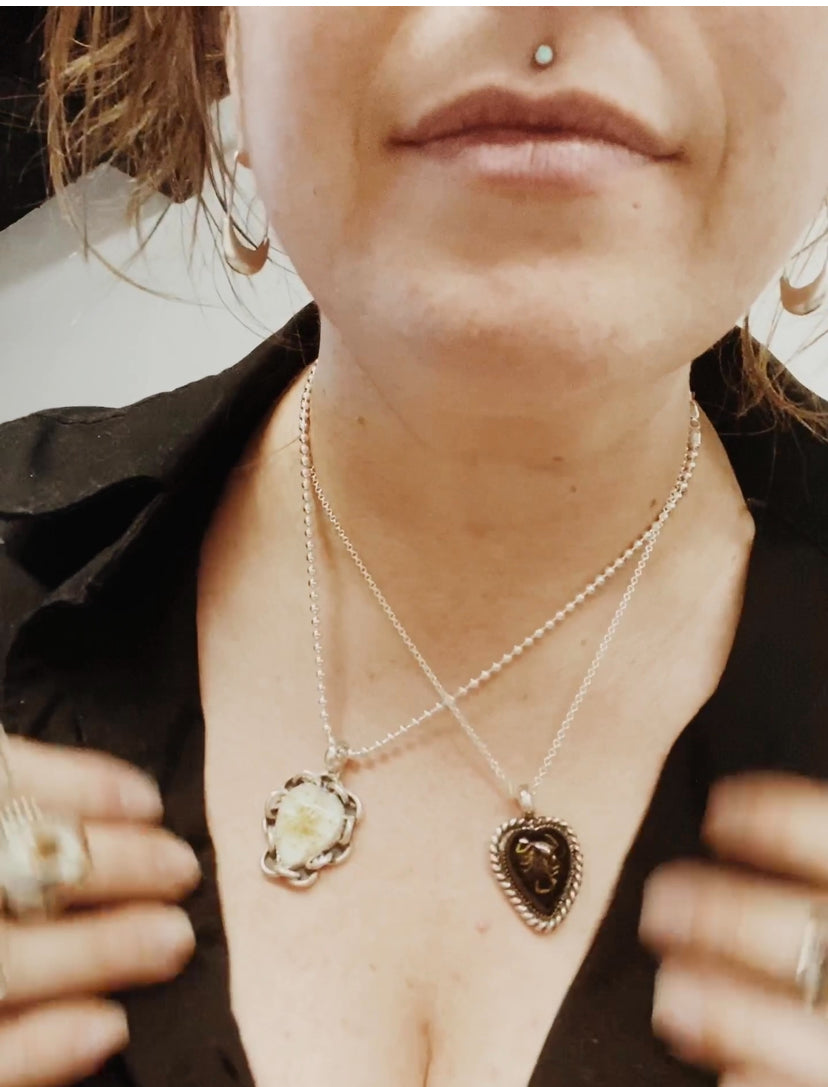 Heart Resin Necklace