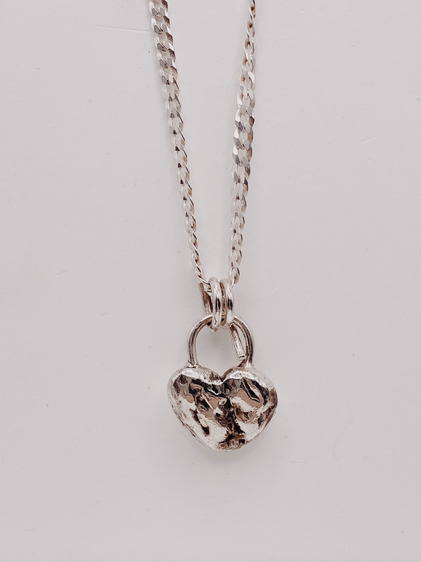 Barbed Heart Charm Necklace