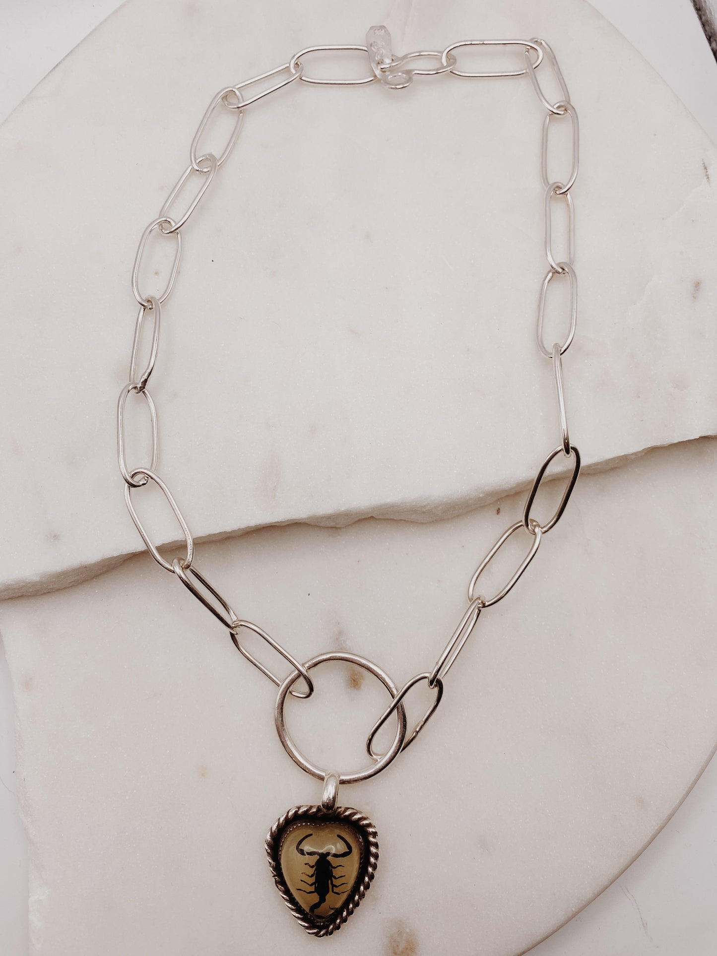 O-Ring Paperclip Chain Necklace