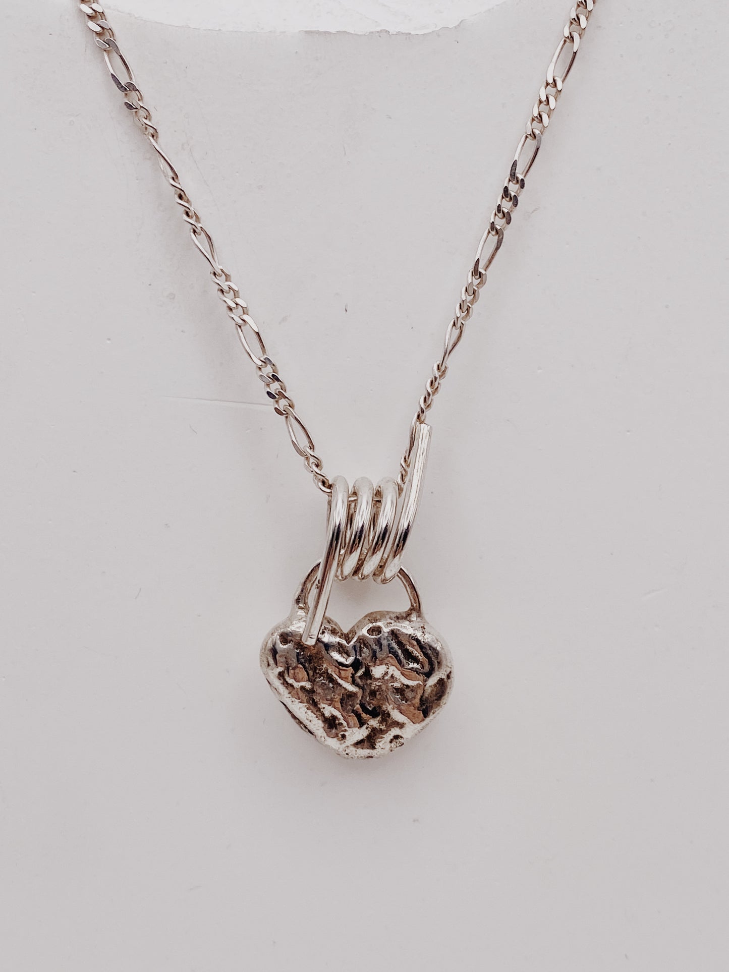 Barbed Heart Charm Necklace