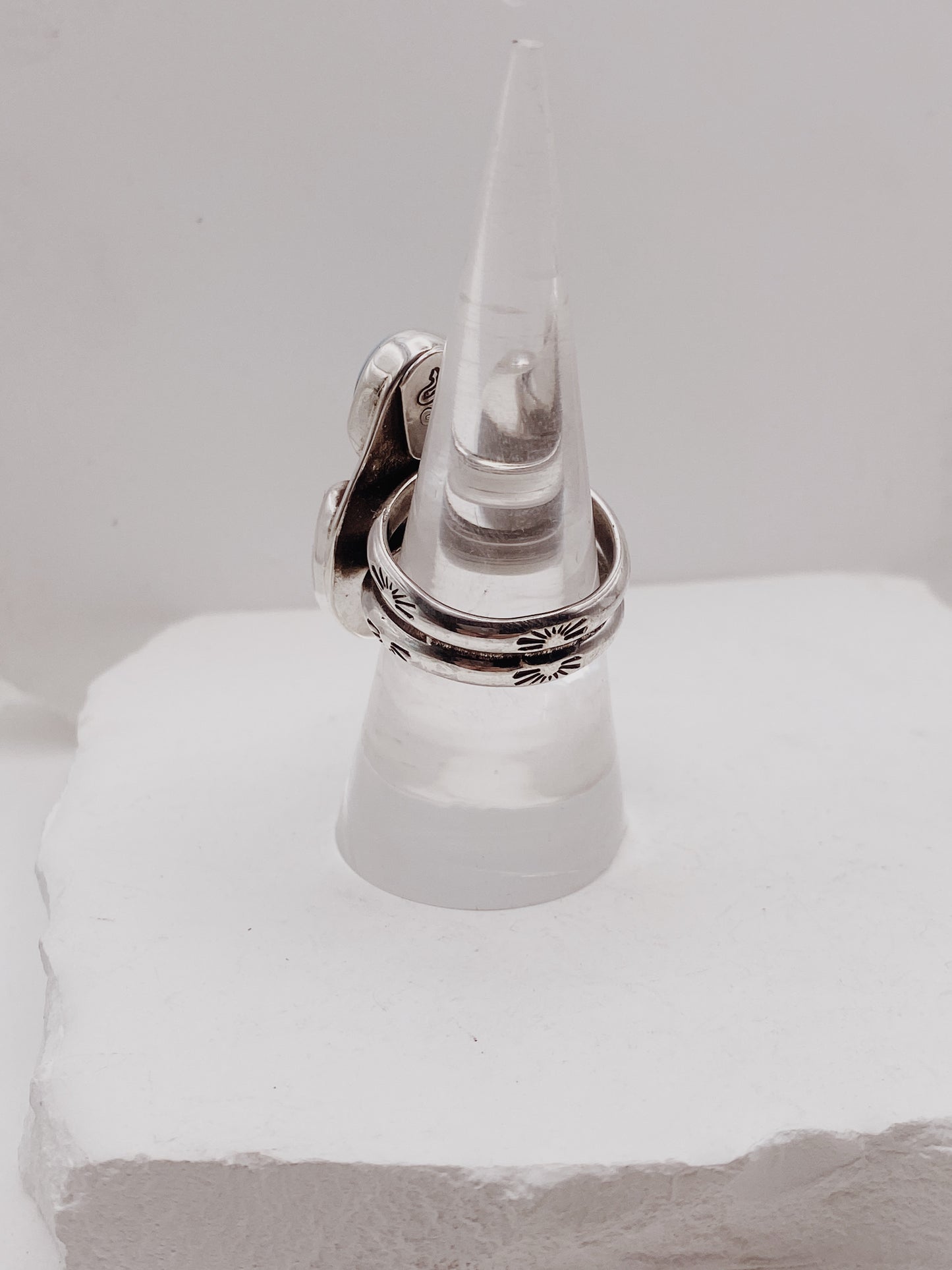 Sierra Blue Triplet Ring