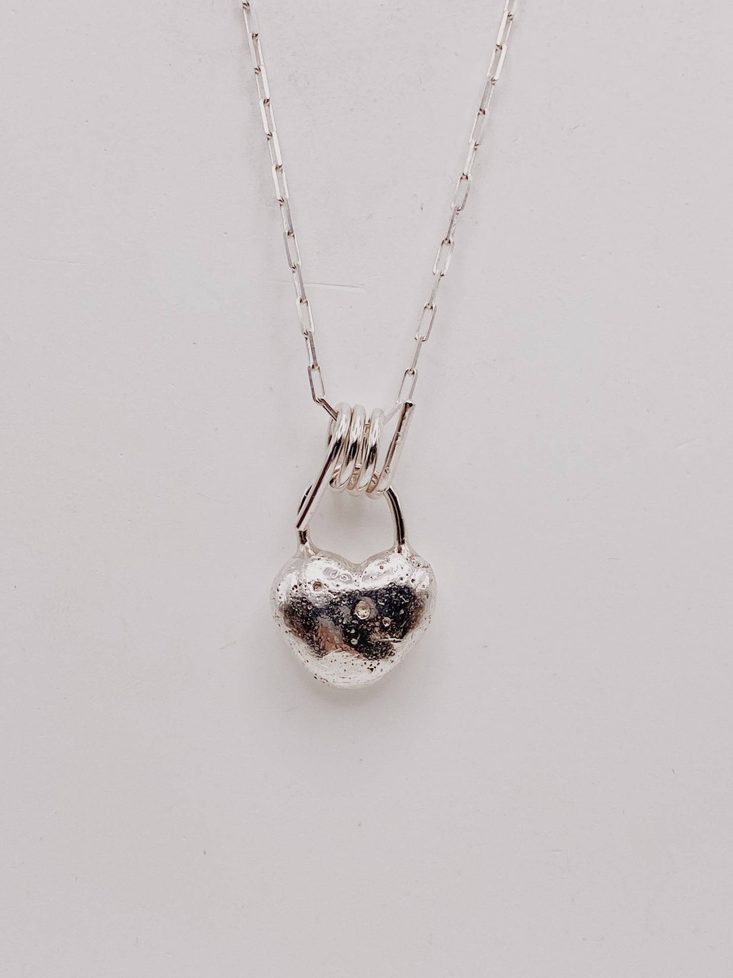 Barbed Heart Charm Necklace