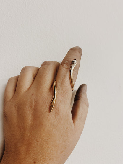 Golden Serpent Ring
