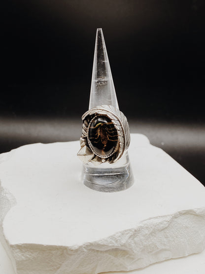 Scorpion with Feather Solitaire