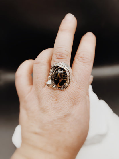 Scorpion with Feather Solitaire