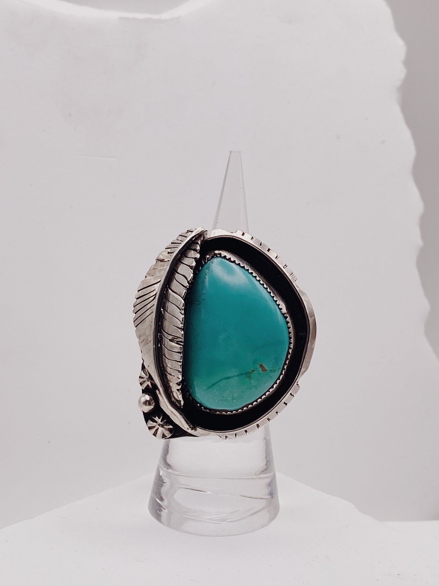 Number 8 Feather Ring